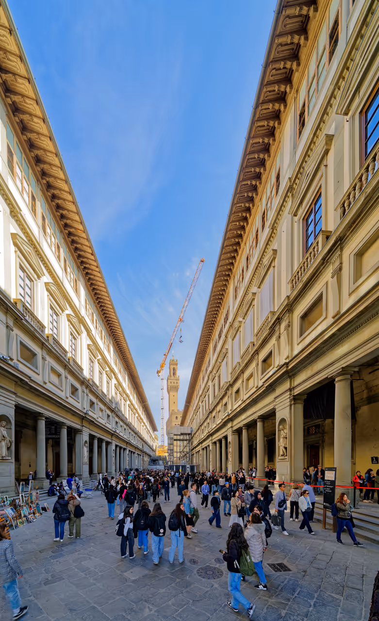 Uffizi gallery in Florence
