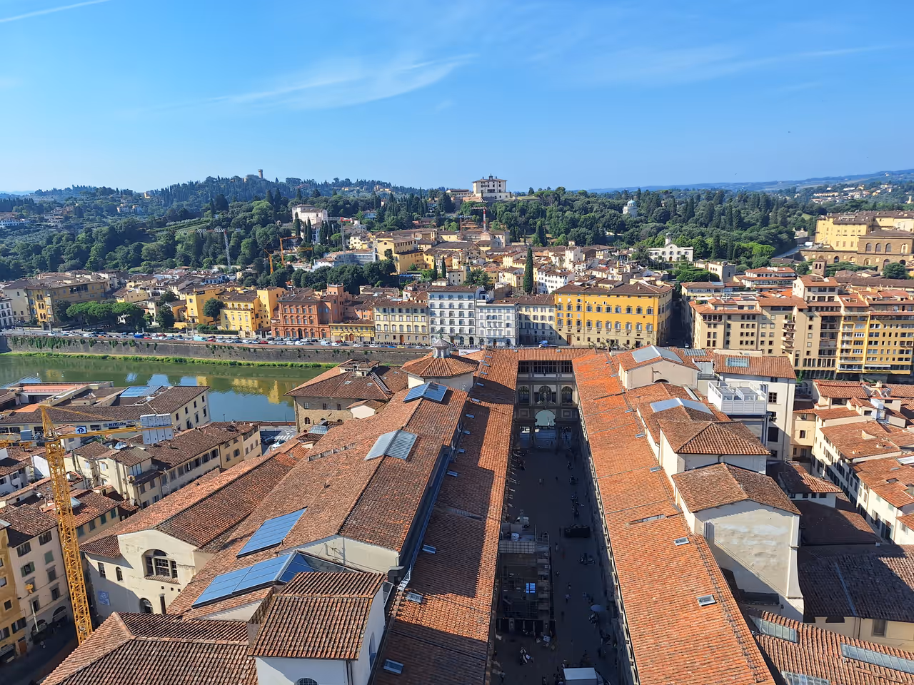 View from Palazzo vecchio in Florence