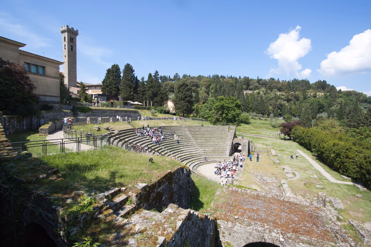 The fiesole ascent cycling in Florence