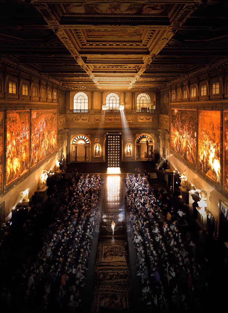 Pitti fashion events festival in Florence
