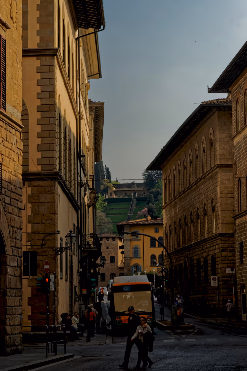 Via de' benci area nightlife spot in Florence
