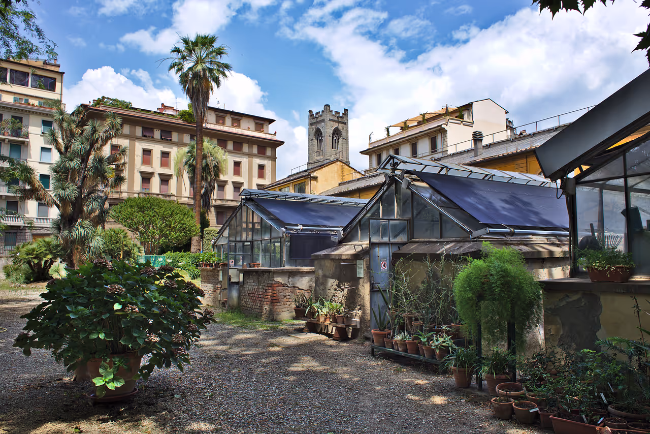 Botanical garden of in Florence