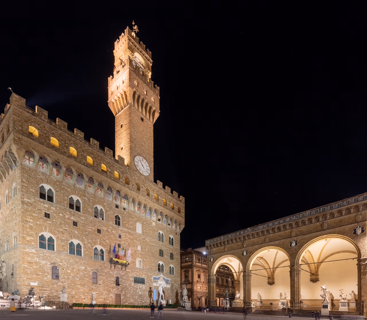 Loggia of the lancers in Florence