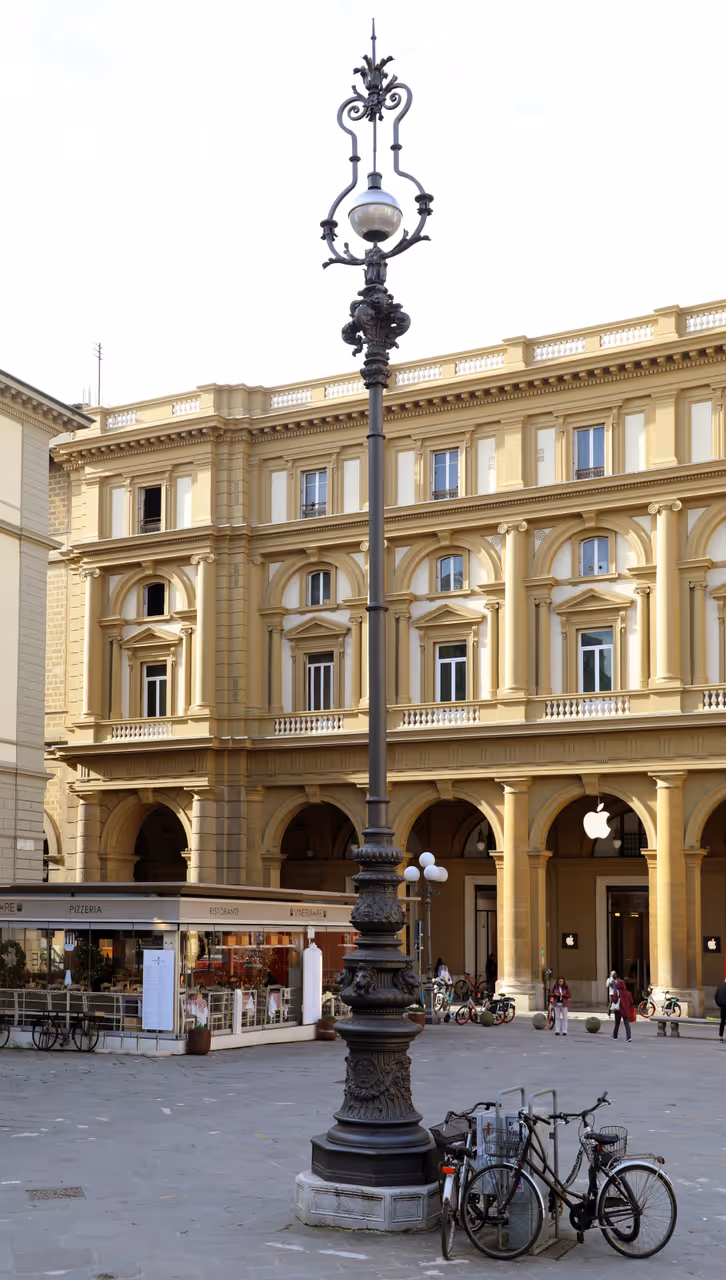 Republic square carousel in Florence