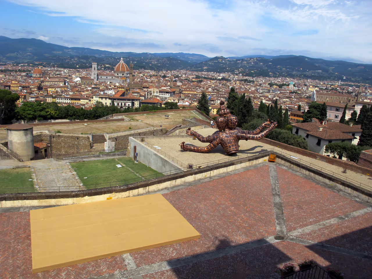 View from Belvedere fortress in Florence