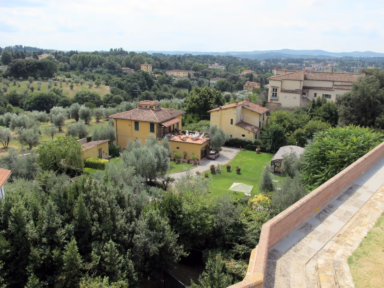 View from Belvedere fortress in Florence
