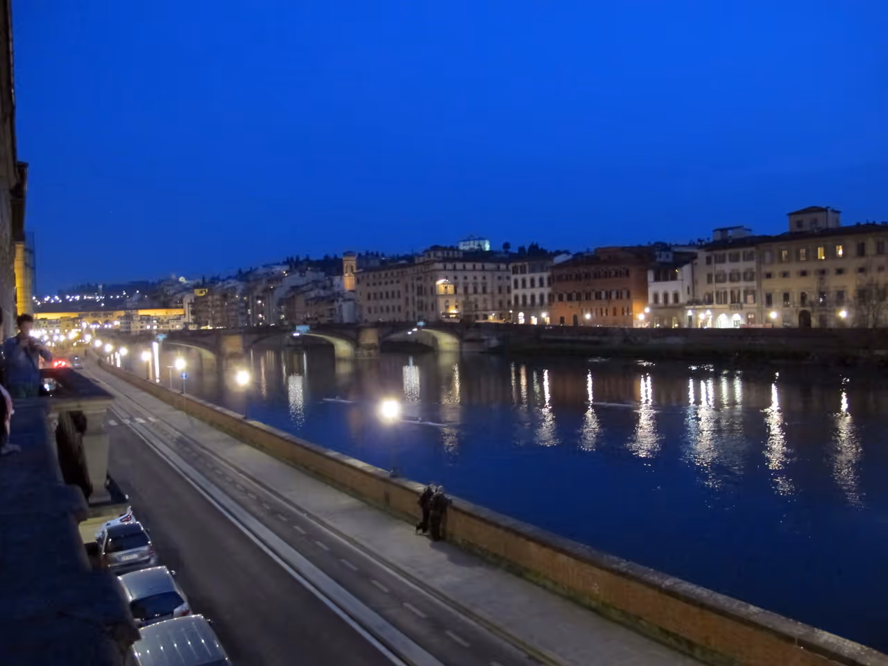 Bridges of the arno stroll in Florence