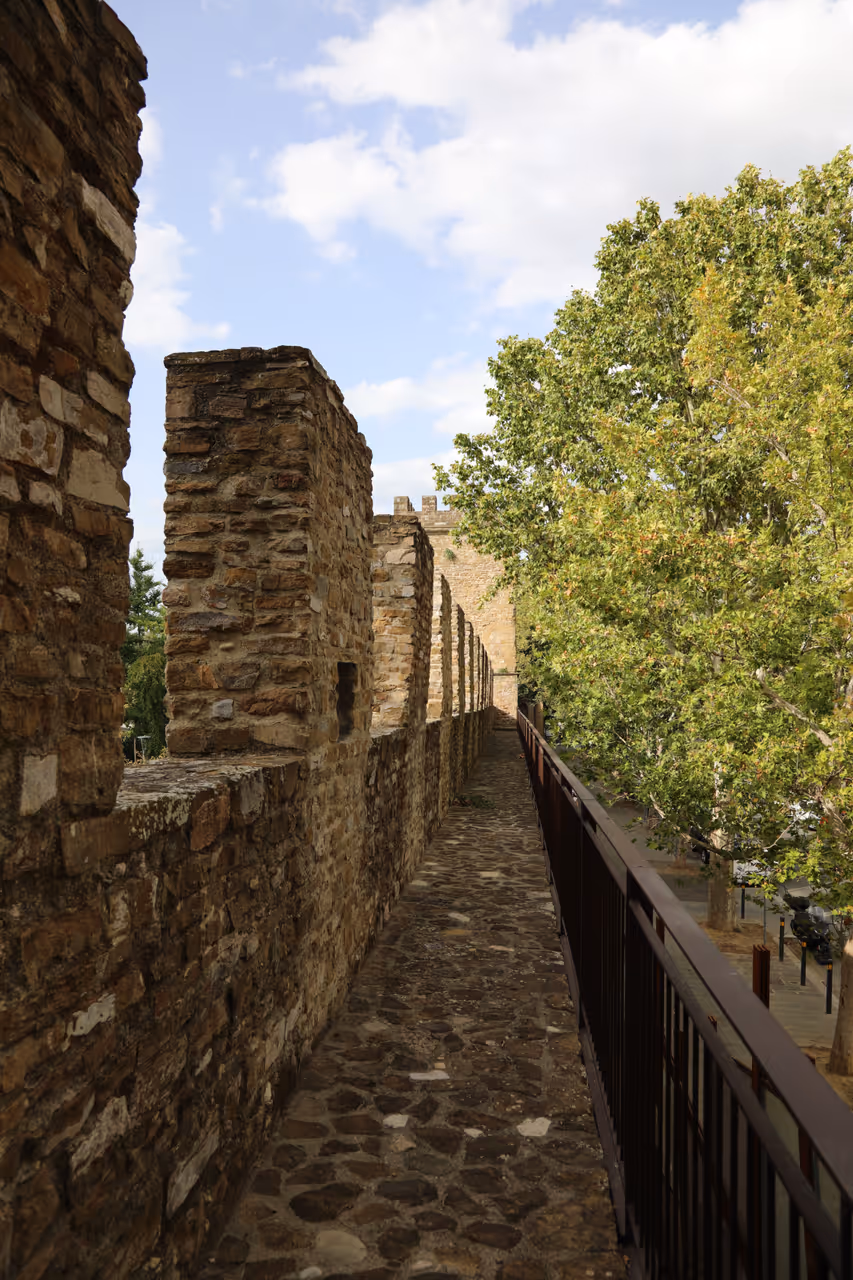 Left bank artisans stroll in Florence