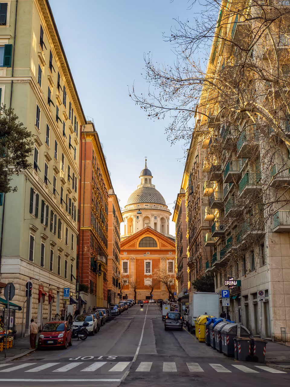 Basilica of st. mary of the assumption in Genoa