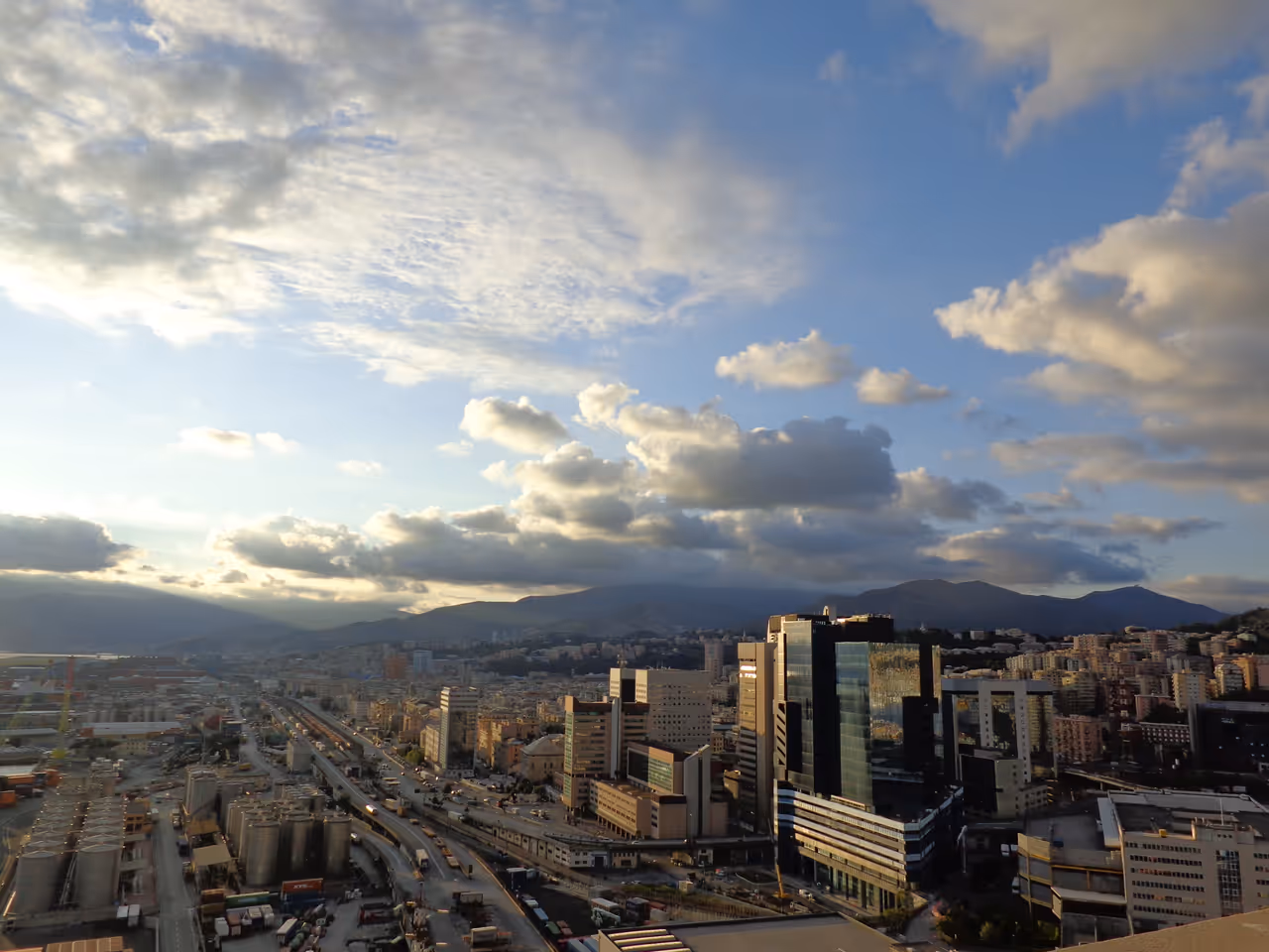 View from the Lighthouse in Genoa
