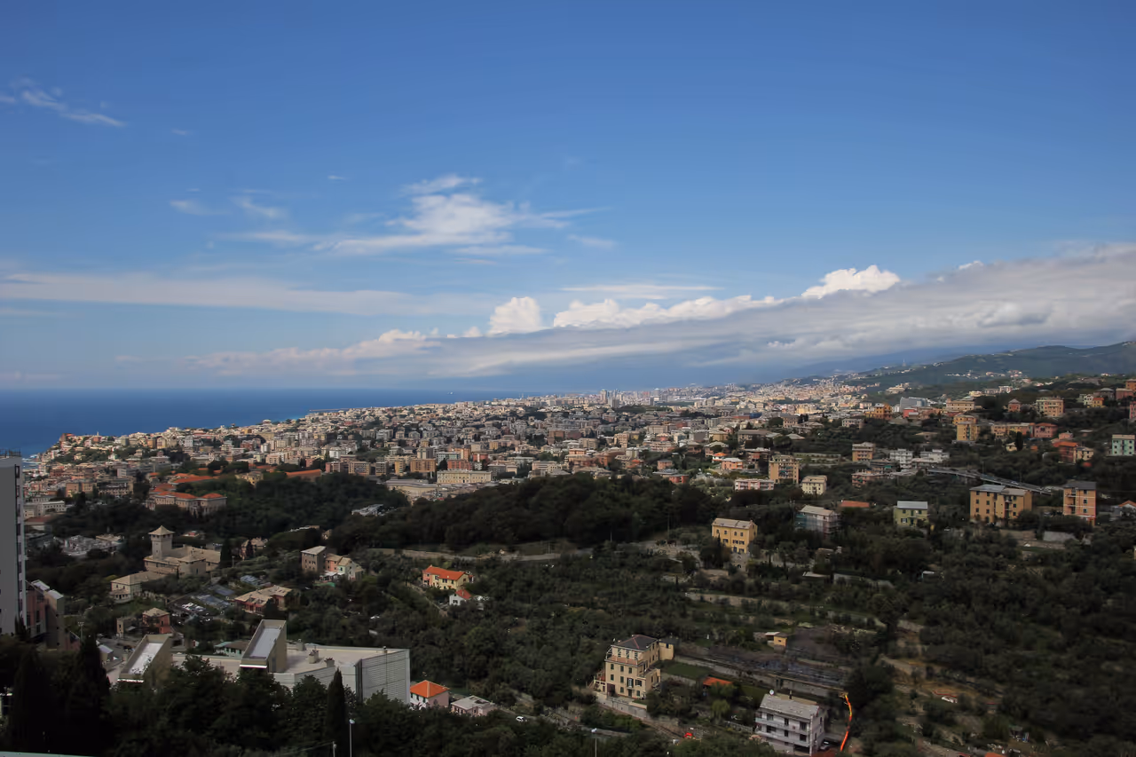 Panorama of Genoa