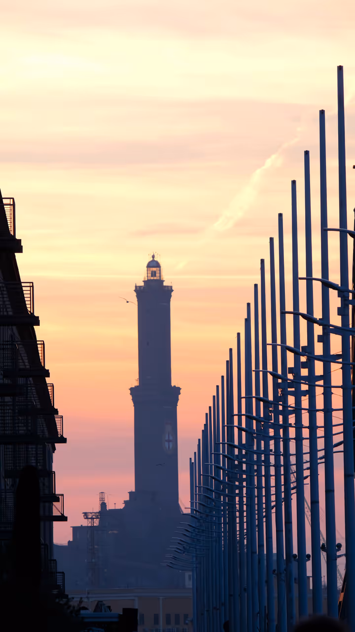 Lighthouse in Genoa
