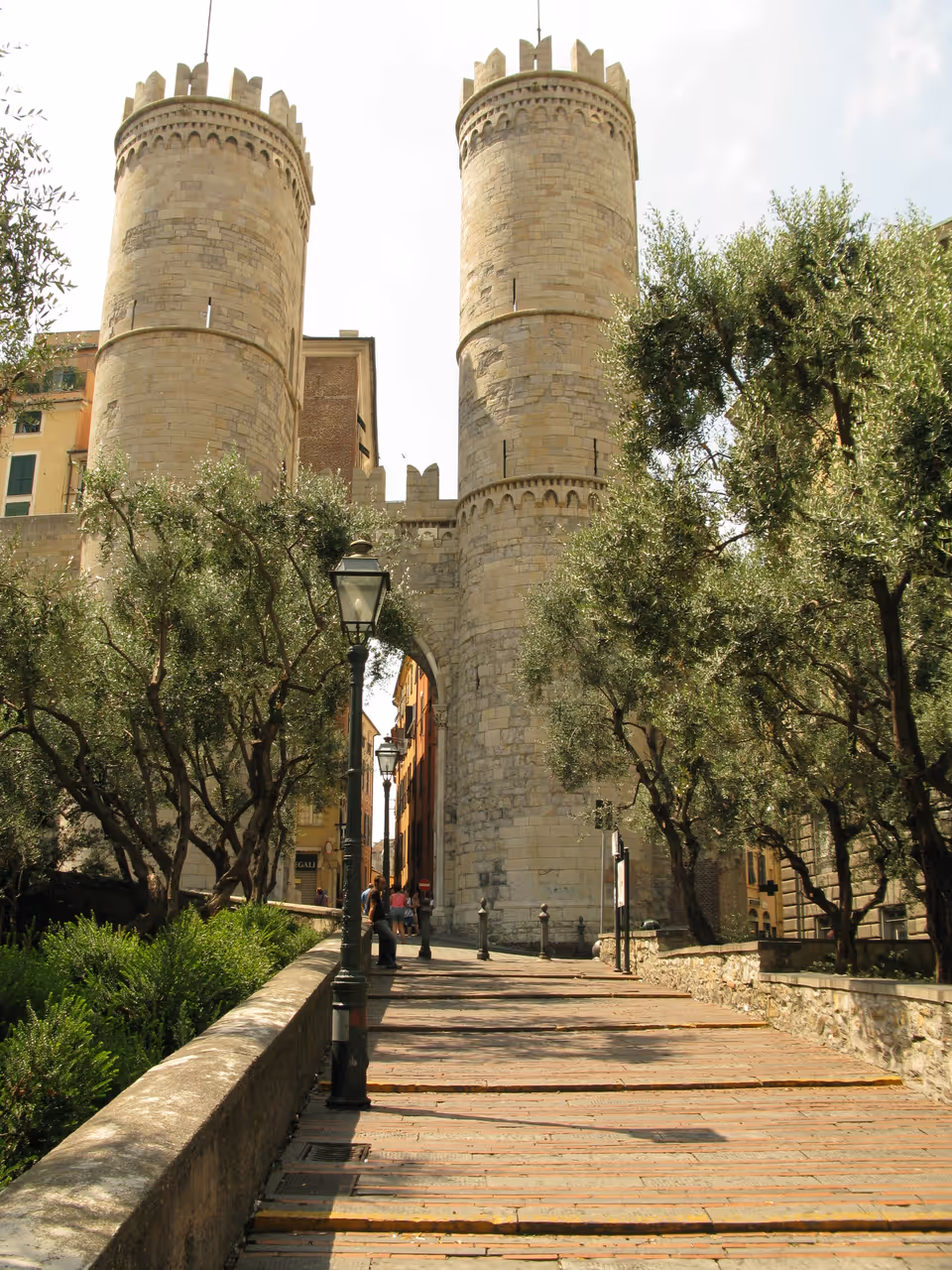 The towers of Porta Soprana