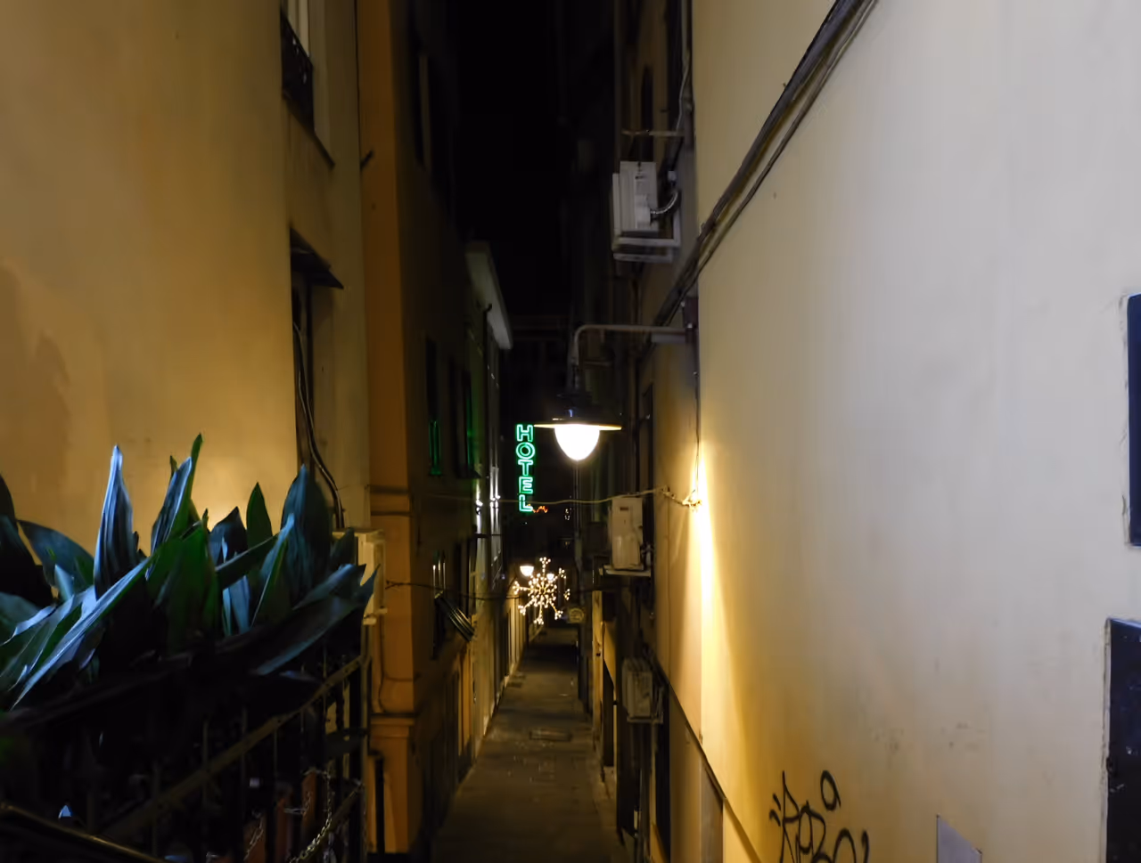 Garibaldi street in Genoa