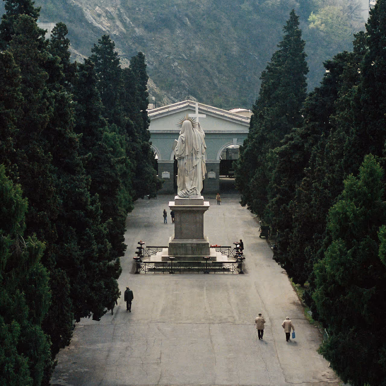 Staglieno monumental cemetery in Genoa