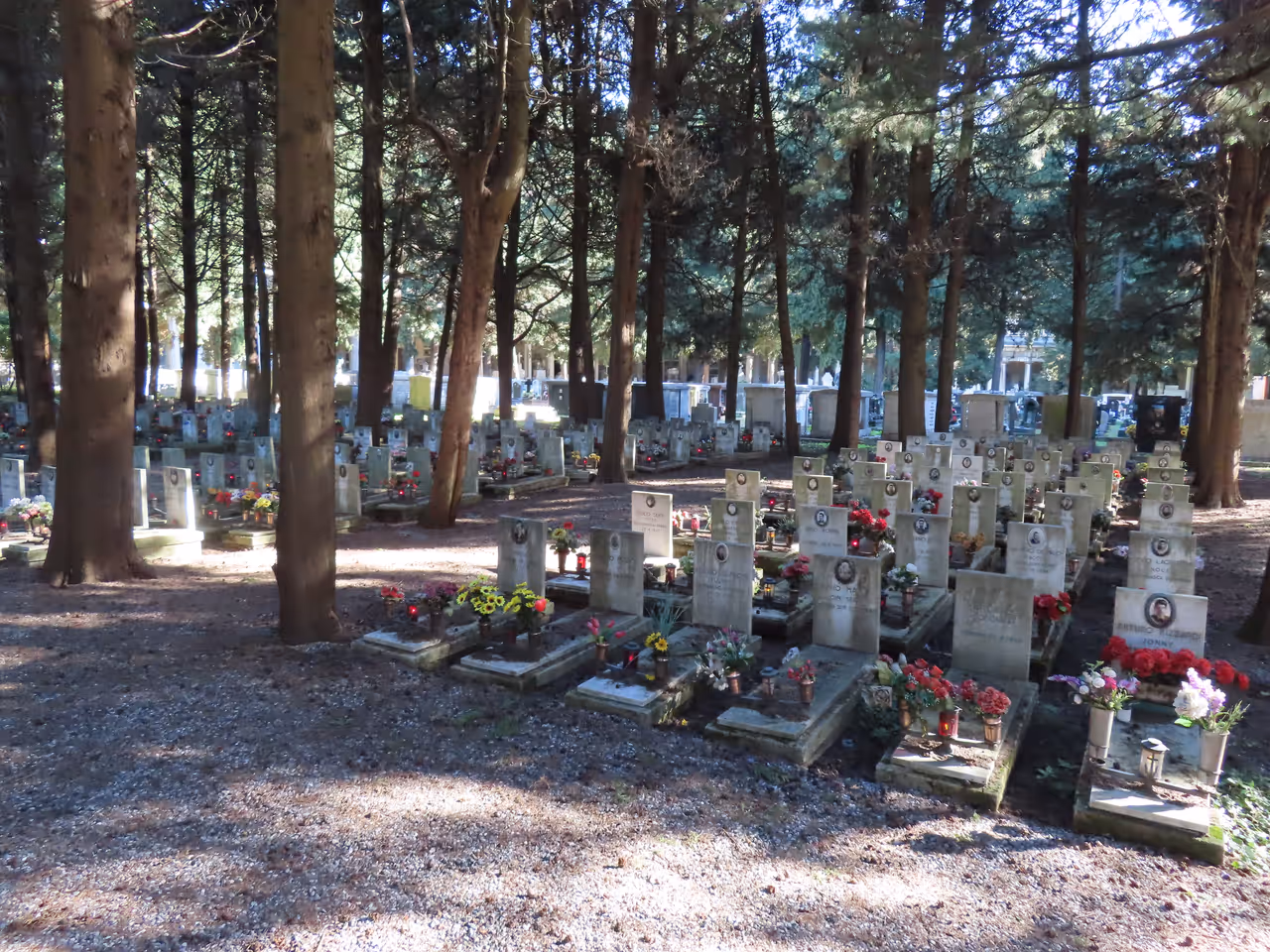 Staglieno monumental cemetery in Genoa