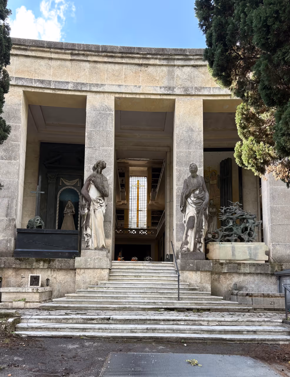 Staglieno monumental cemetery in Genoa