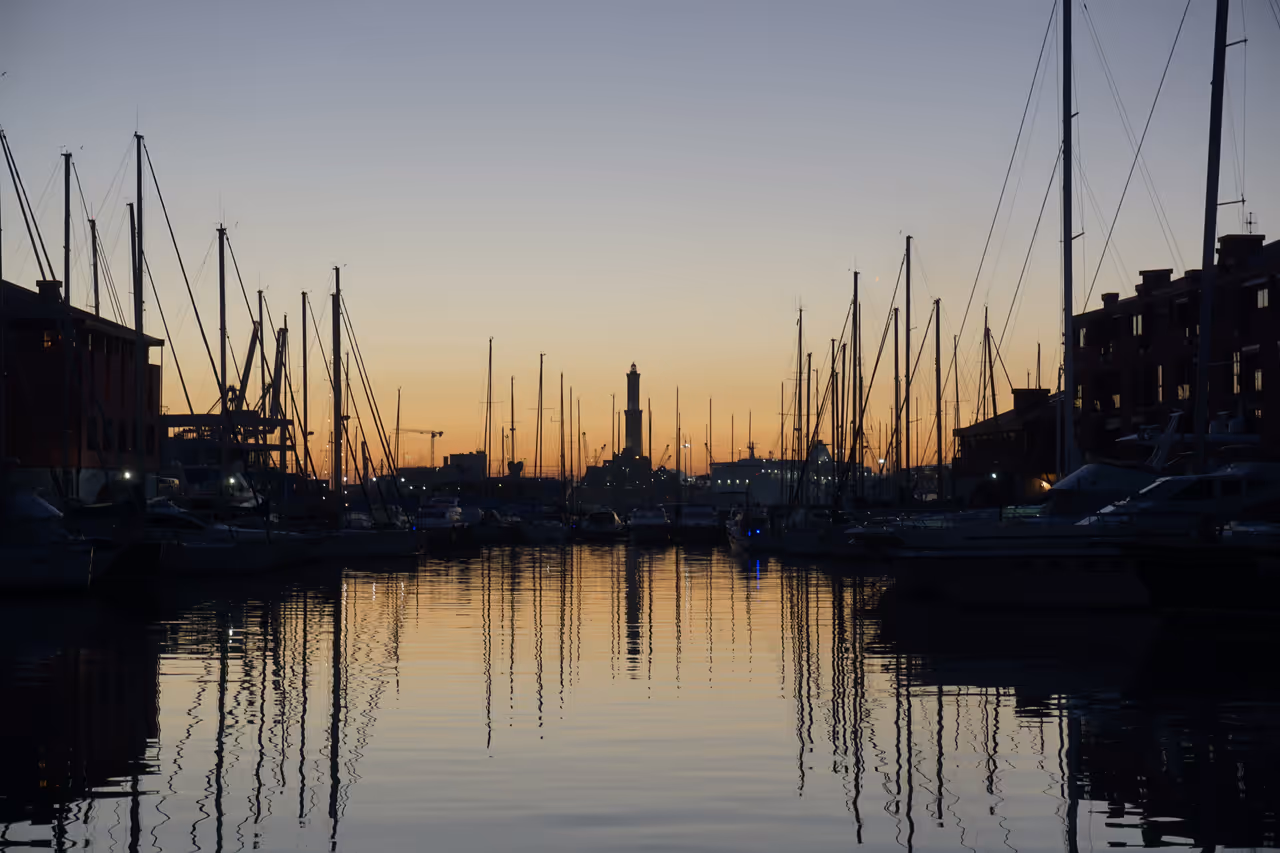 The old port in Genoa