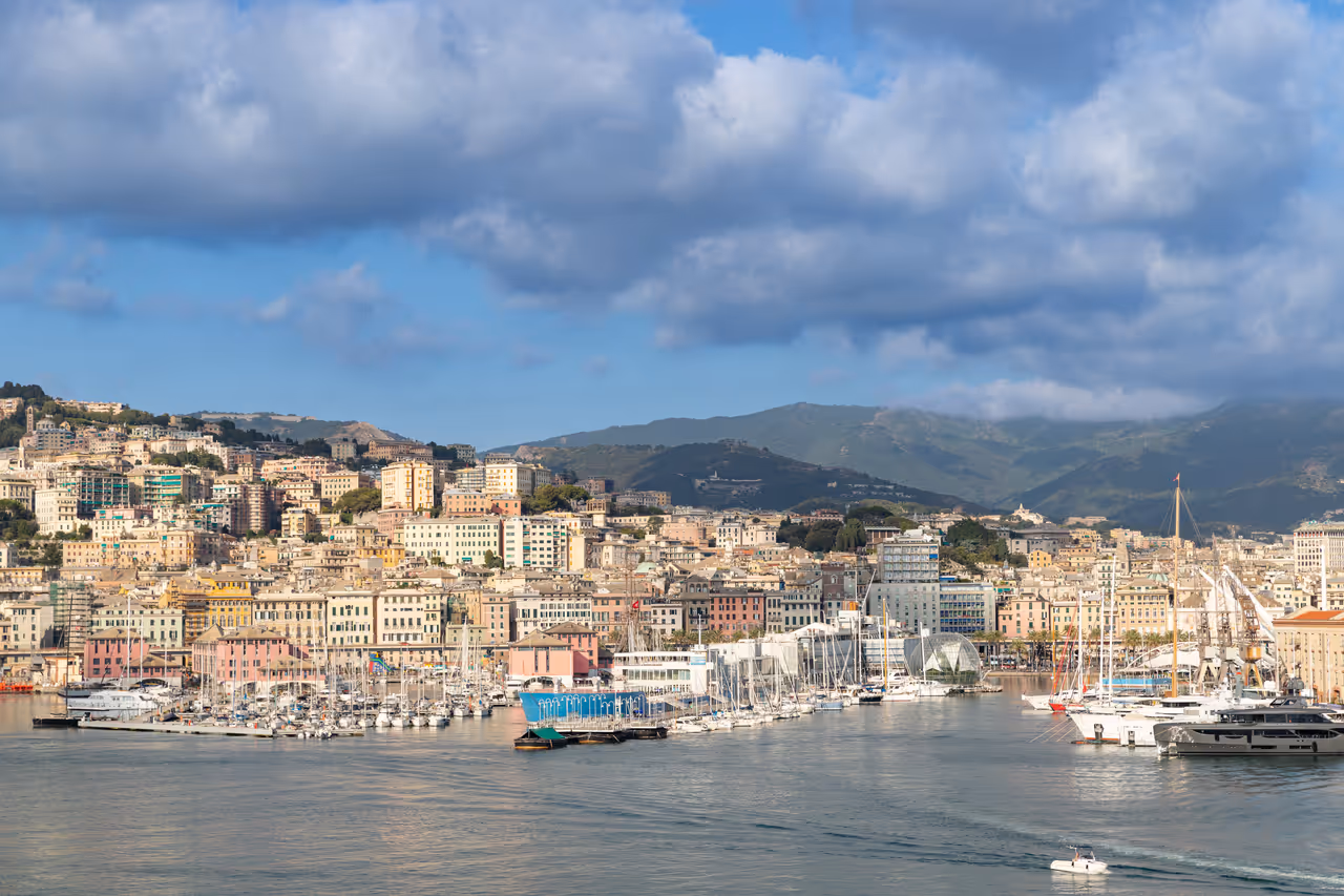 The old port in Genoa