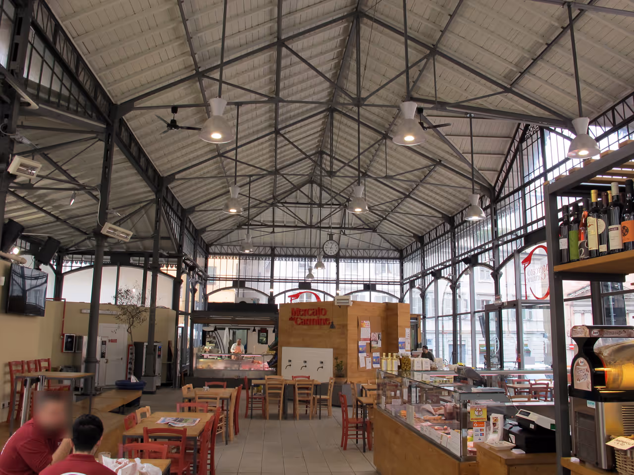 Carmine market market in Genoa