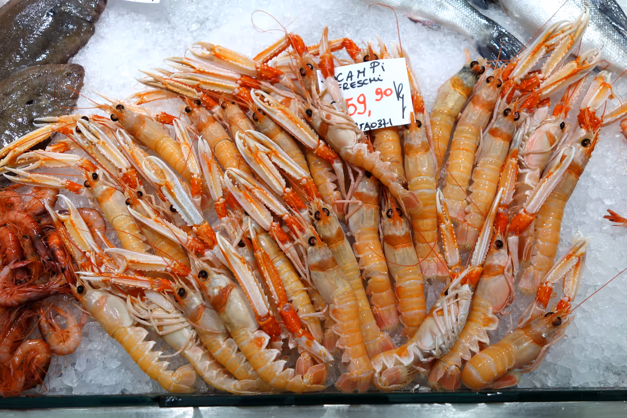 Eastern market market in Genoa