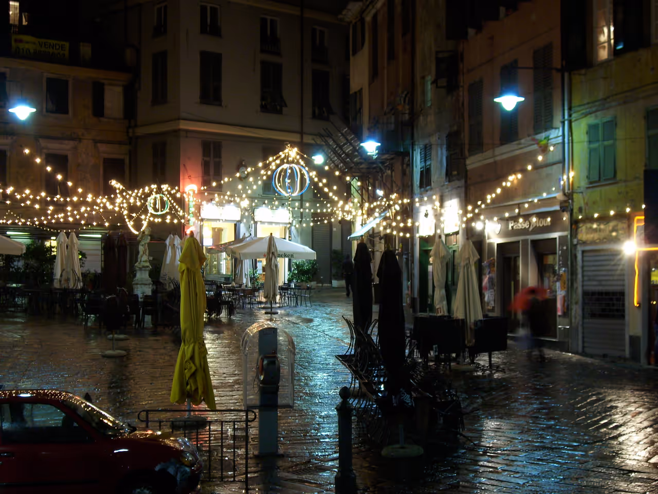 Herb square nightlife spot in Genoa