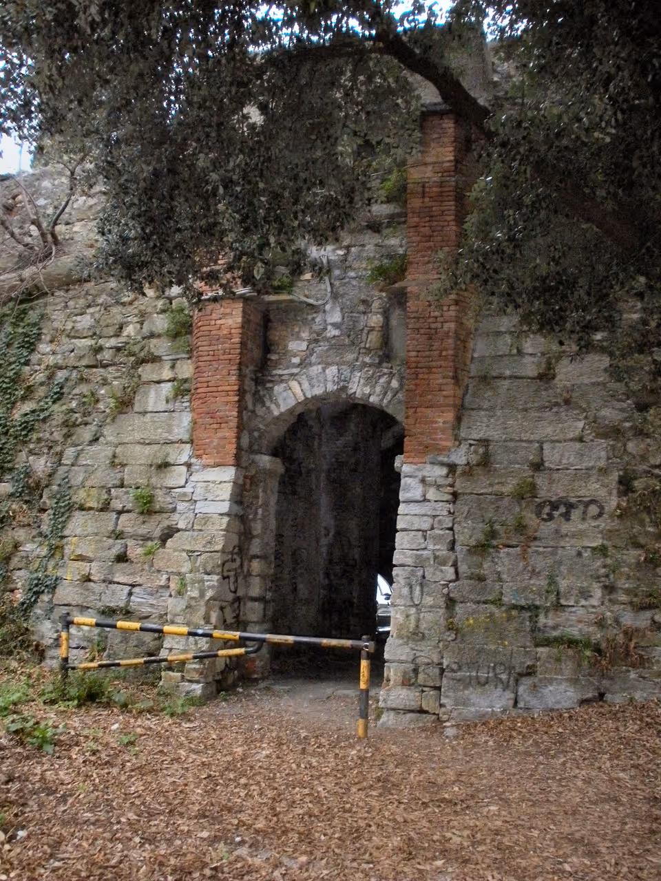 Defensive walls of in Genoa