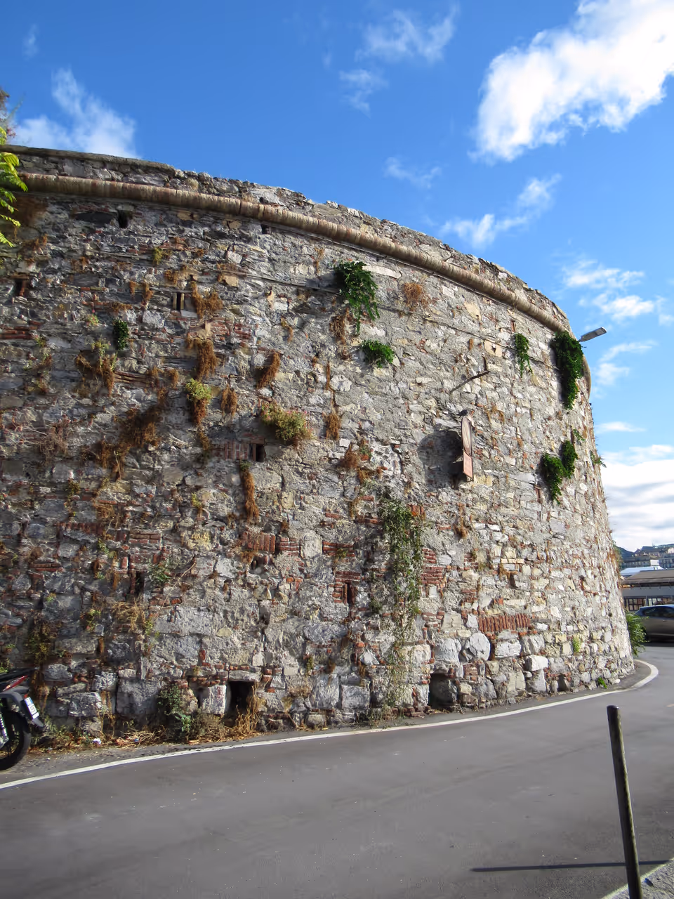 Defensive walls of in Genoa