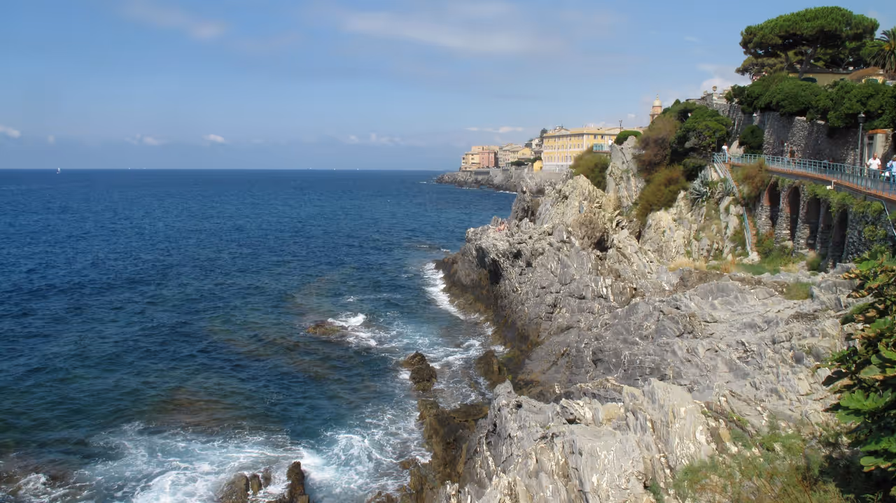 Rocks in Nervi, Genoa