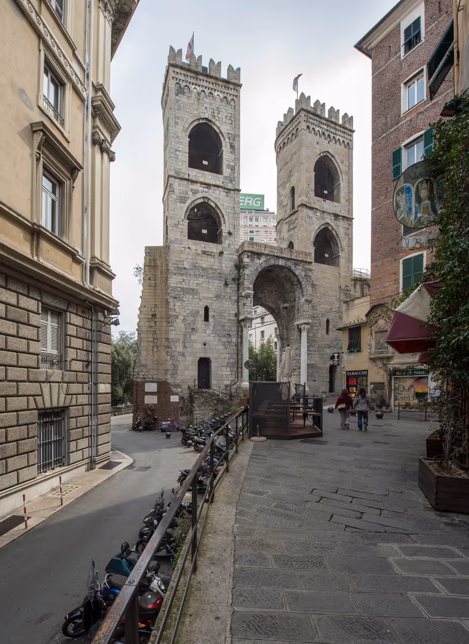 Soprana gate in Genoa