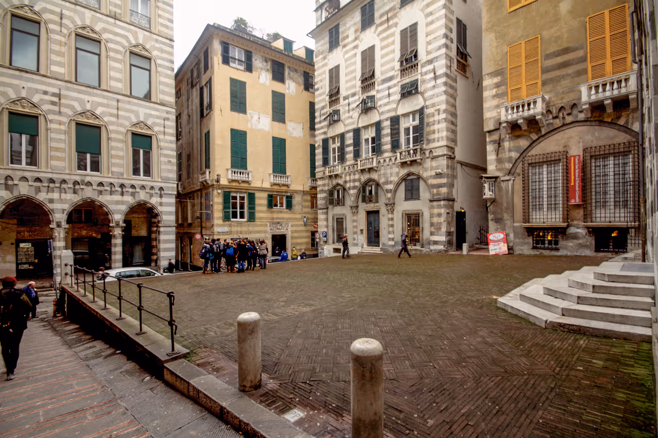 St. matthew square in Genoa