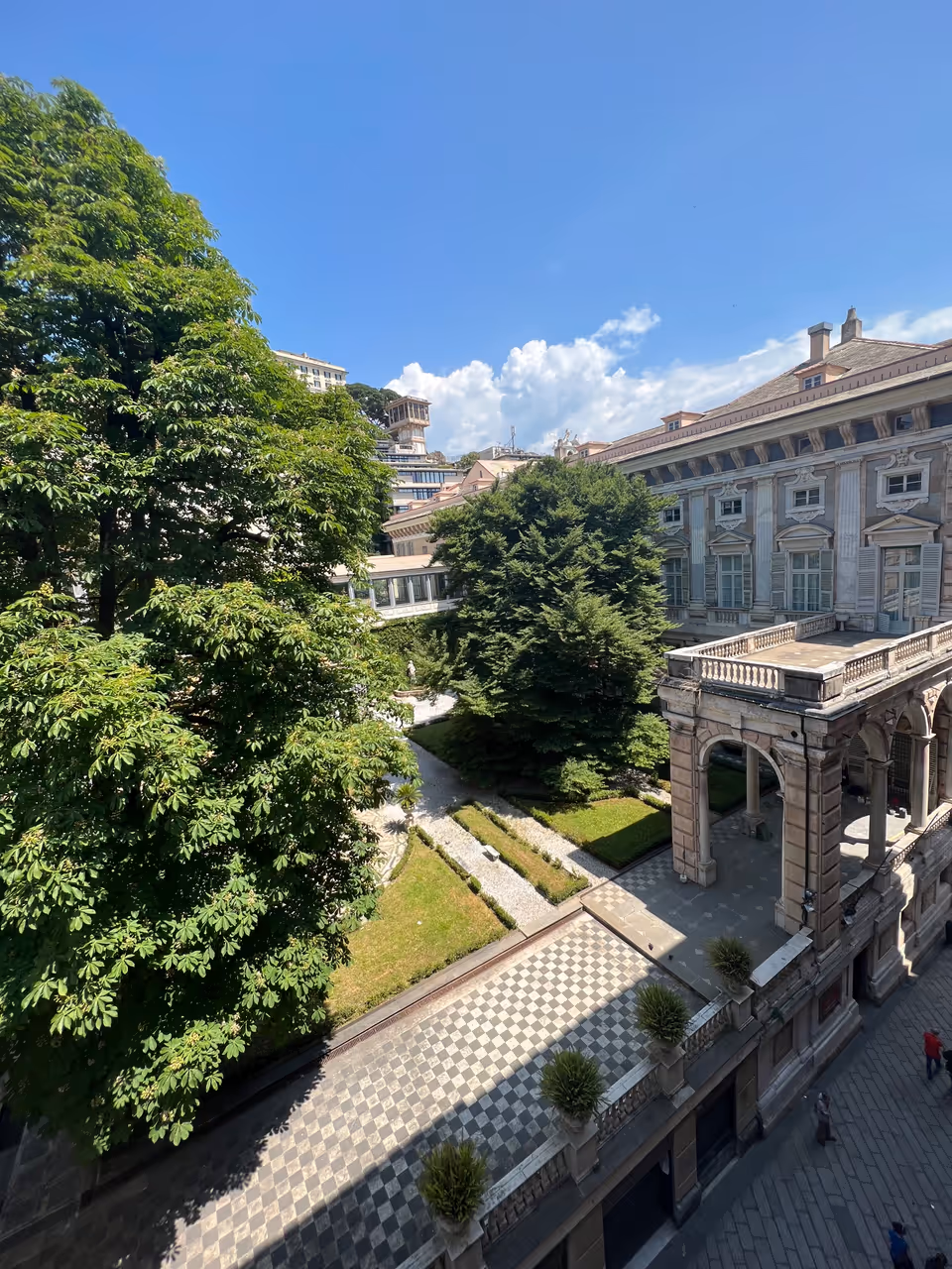 The rolli palaces and strade nuove in Genoa