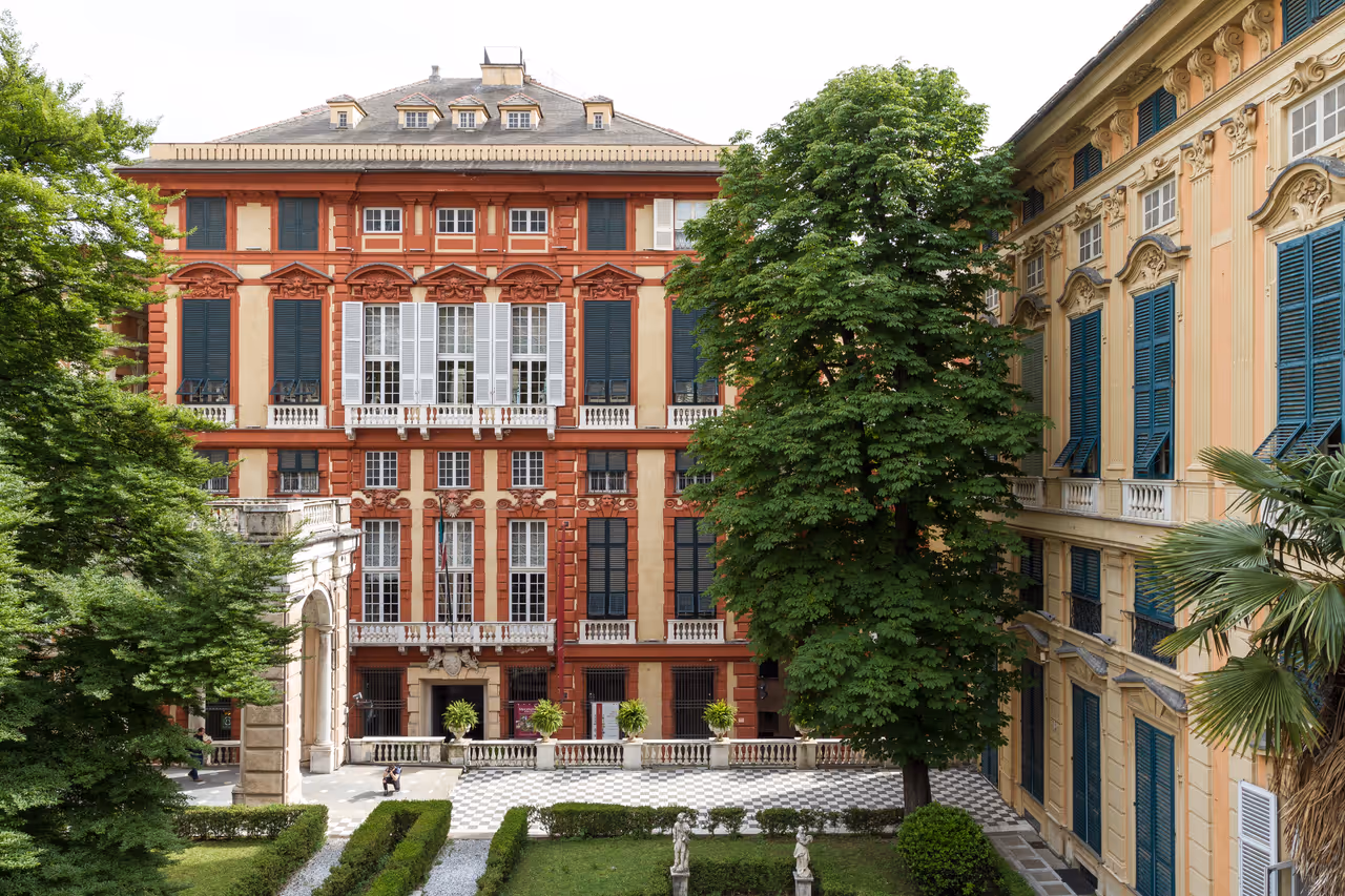 The rolli palaces and strade nuove in Genoa
