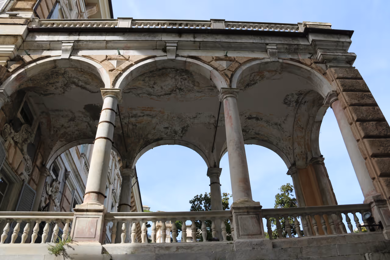 The rolli palaces and strade nuove in Genoa