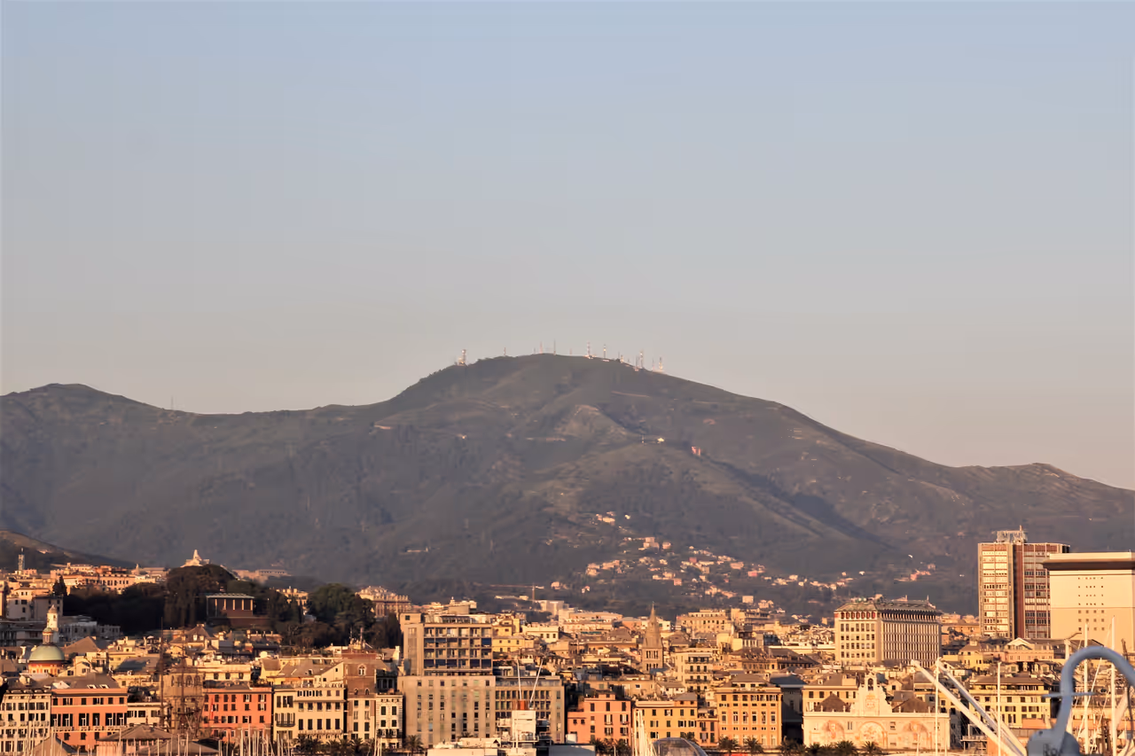 Mount Fasce in Genoa