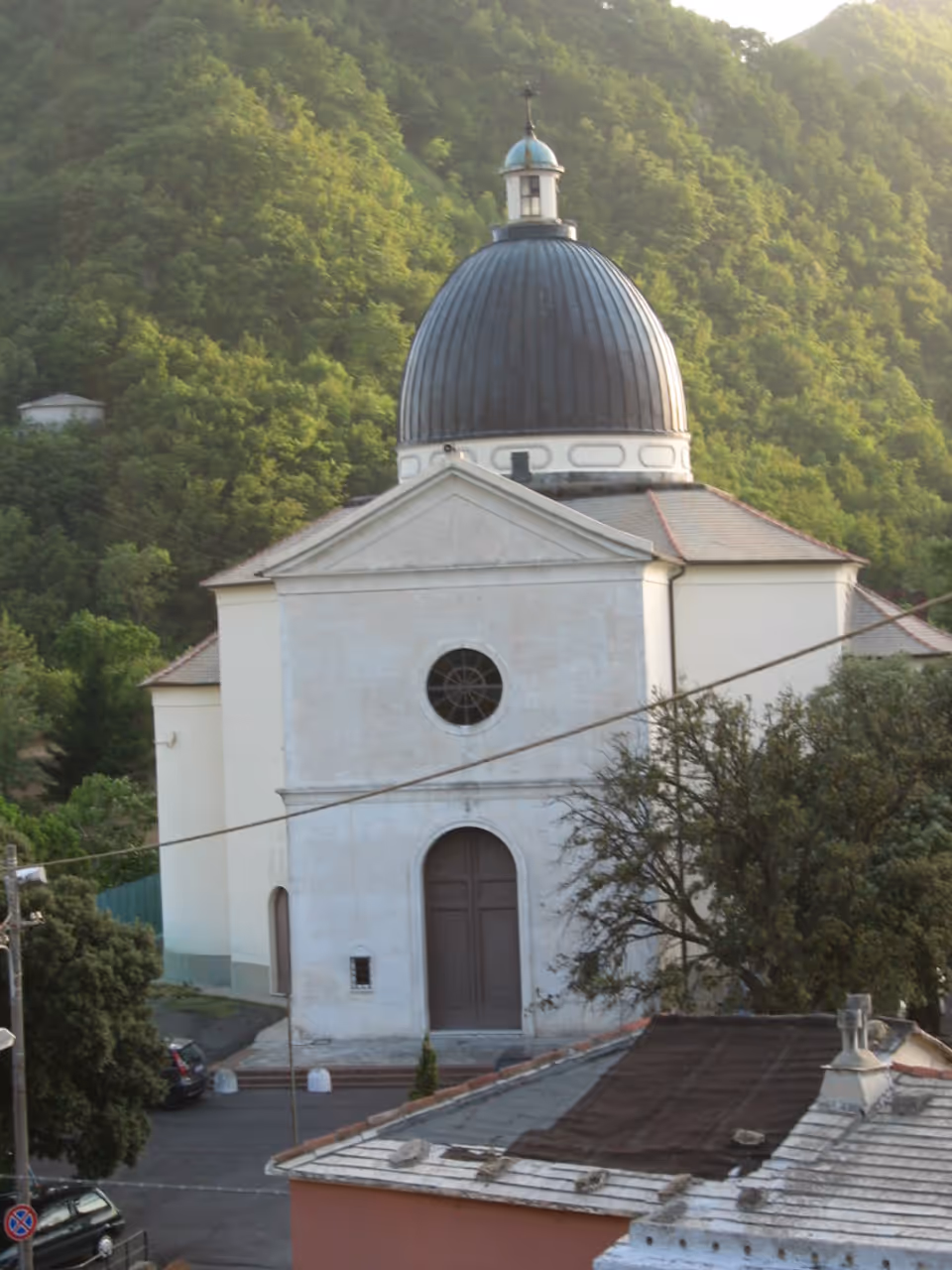 Sanctuary of our lady of the guard in Genoa