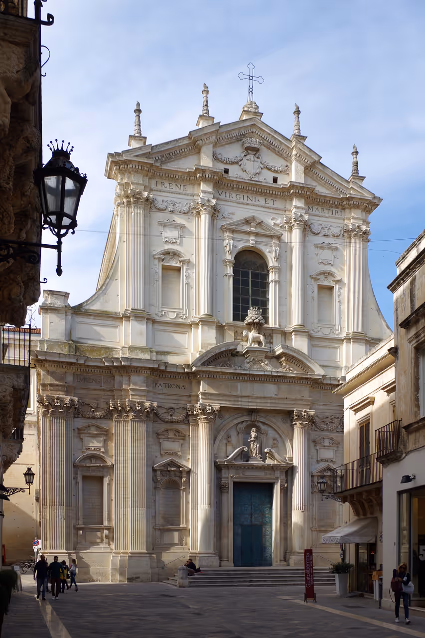 Church of saint irene in Lecce