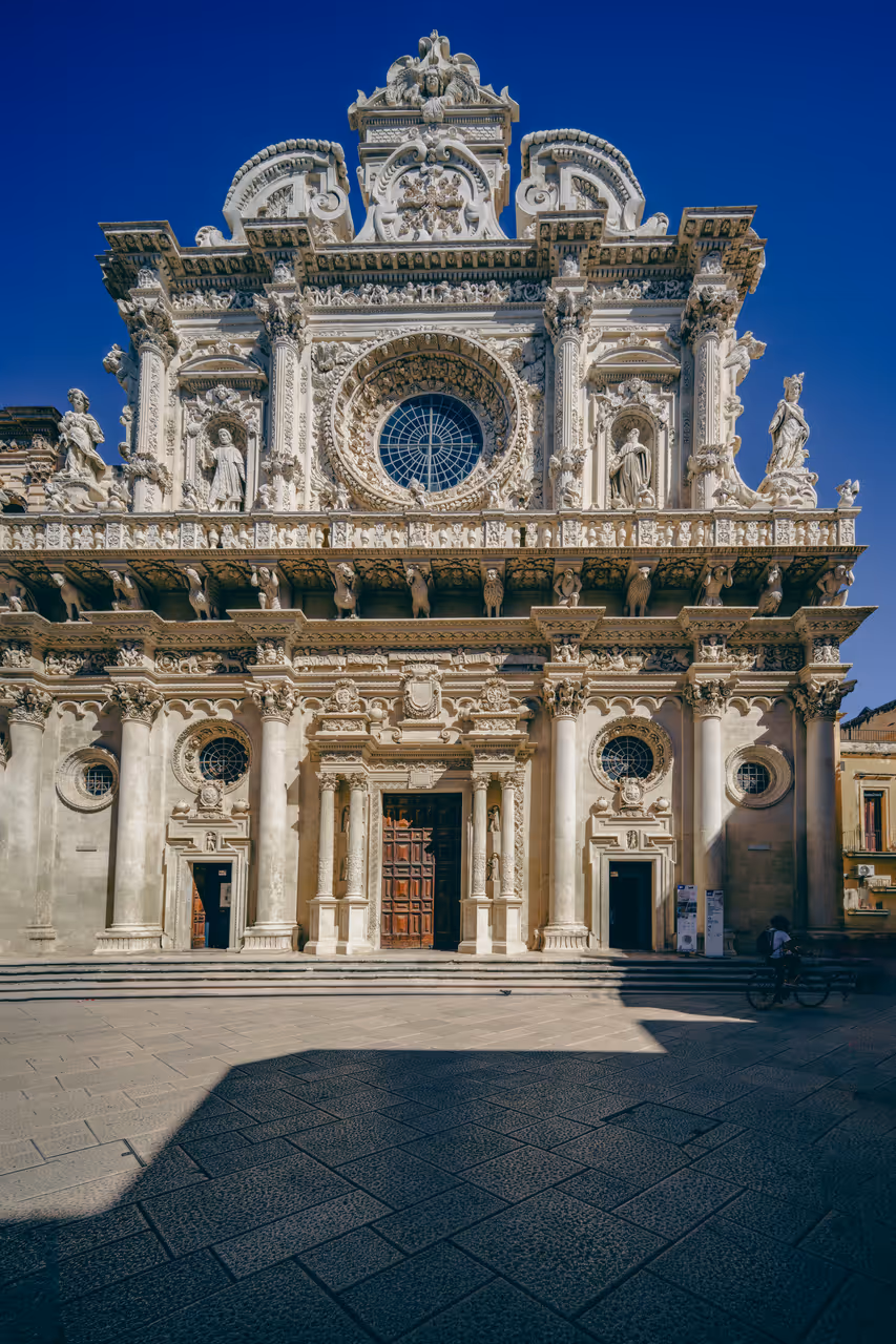 Basilica of santa croce in Lecce