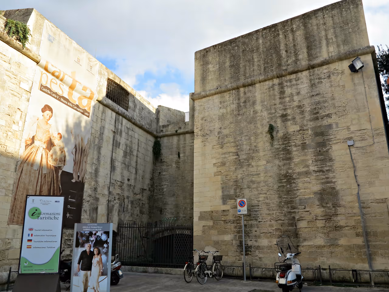 Charles v castle in Lecce