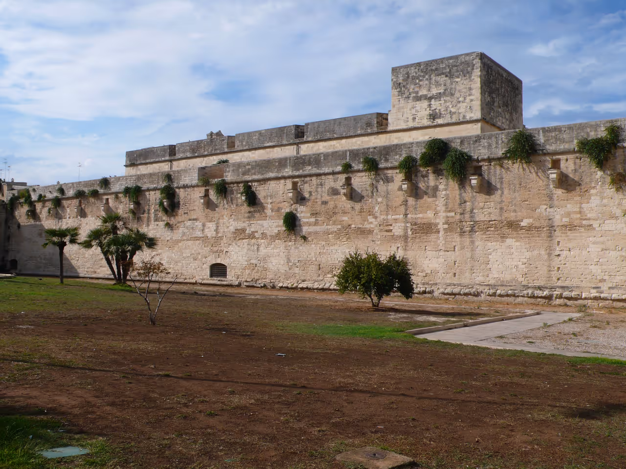 Charles v castle in Lecce