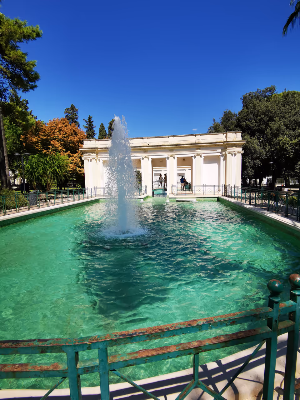 Fountain in the Giuseppe Garibaldi Municipal Villa