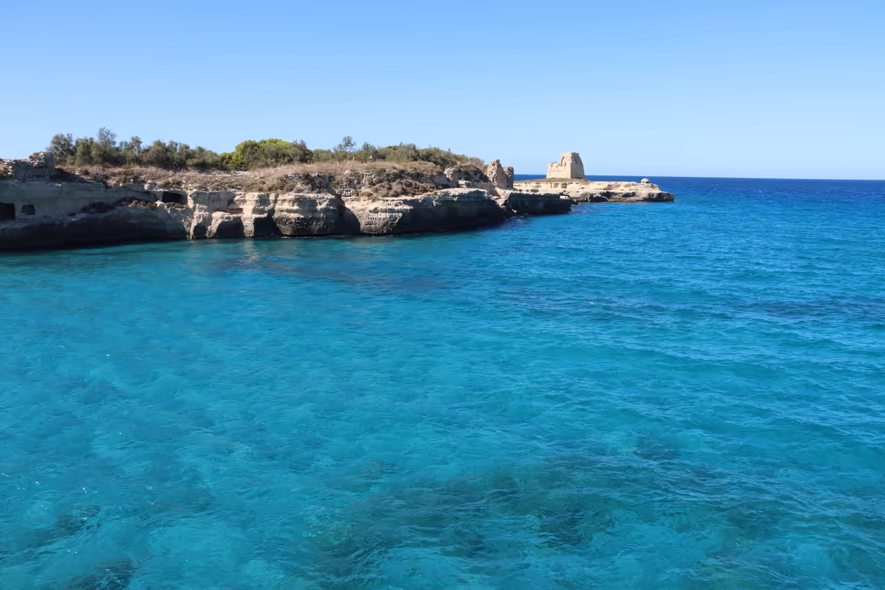 Adriatic coastal route cycling in Lecce