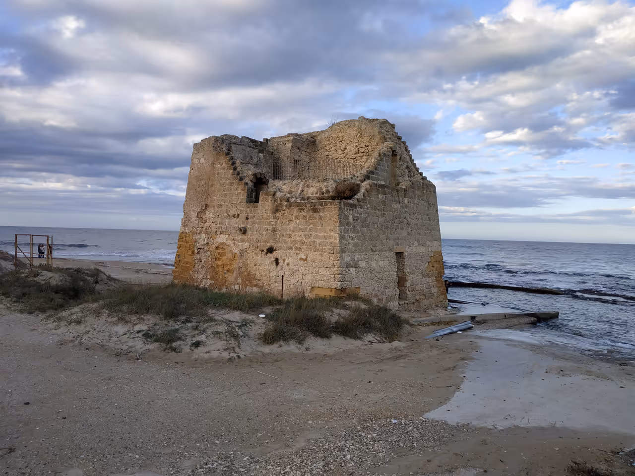 Adriatic coastal route cycling in Lecce