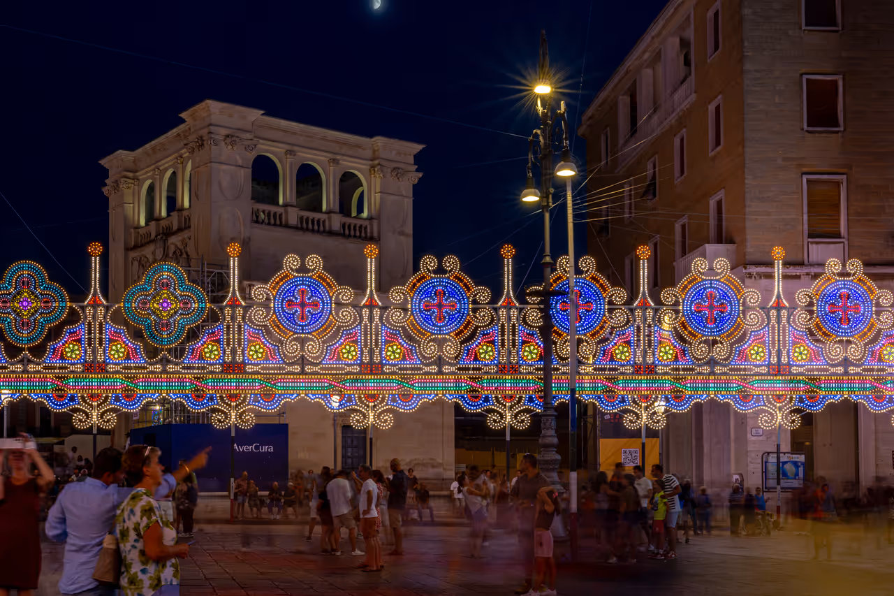 Feast of saint oronzo festival in Lecce
