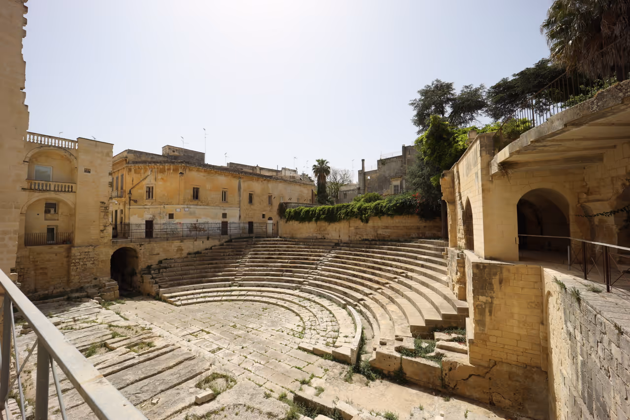 The roman theatre in Lecce
