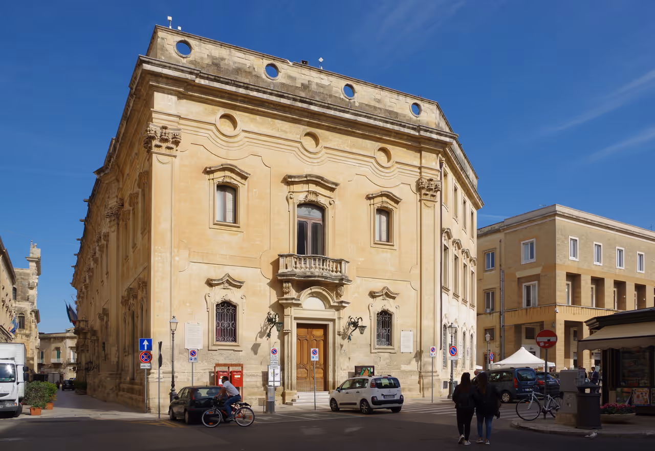 Saint oronzo square in Lecce