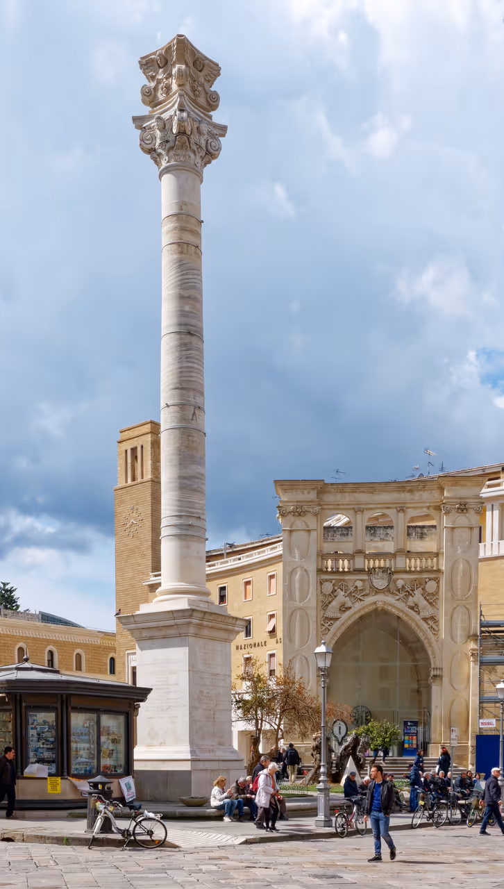 Saint oronzo square in Lecce