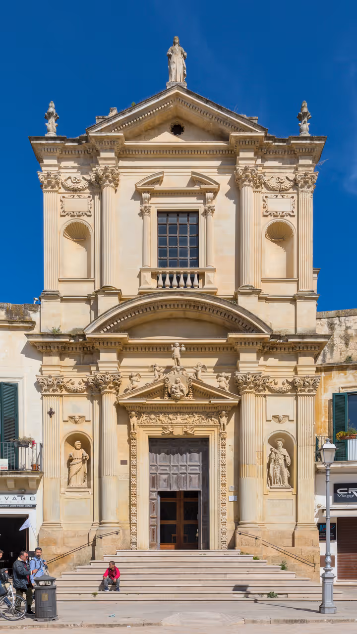 Saint oronzo square in Lecce