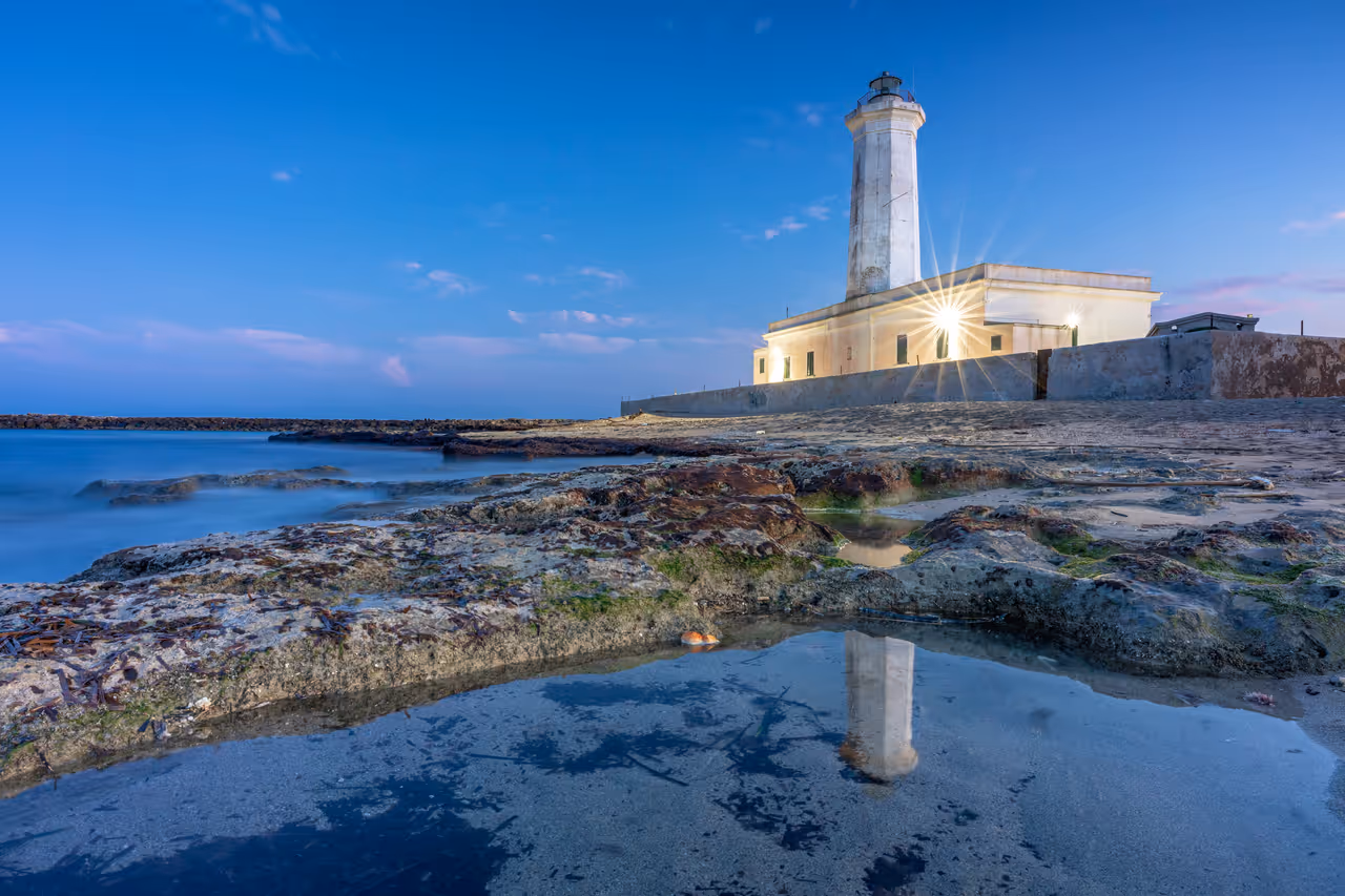 San cataldo nature reserve in Lecce