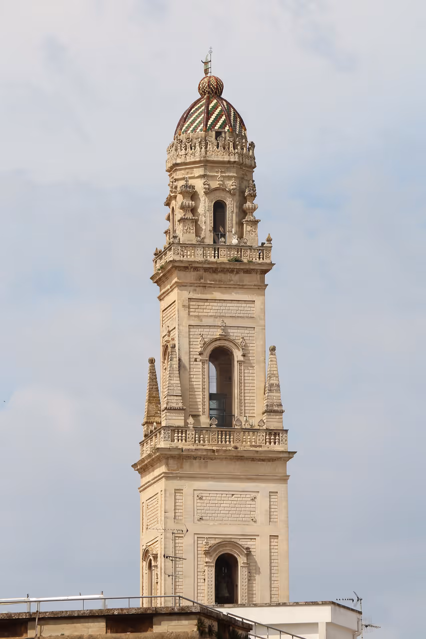 Cathedral bell tower in Lecce